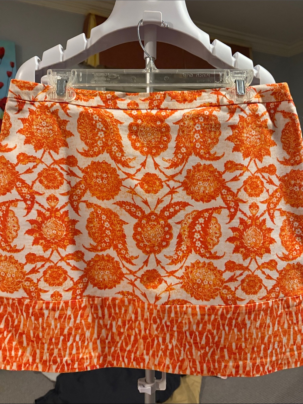Michael Kors Floral Orange Mini Skirt